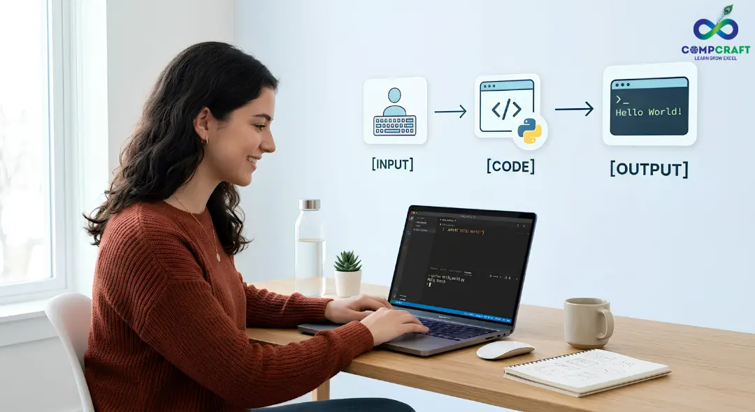 coding explained with input process output diagram for beginners